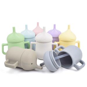 Quality Newborn Elephant Sippy Cup Personalized Sippy Cups With Handles wholesale