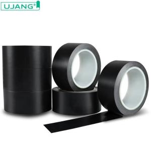 Quality Black PVC Waterproof Self Adhesive Floor Warning Tape Acrylic Adhesive Caution Floor Tape wholesale