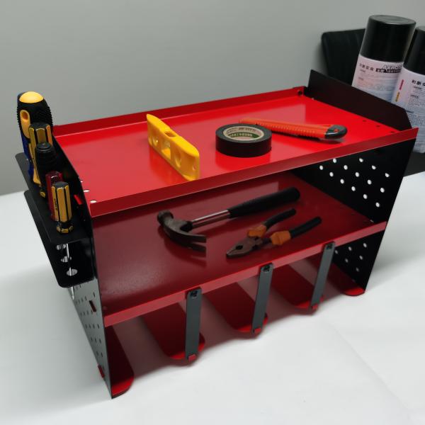 Wall Mounted Power Tool Storage Rack for Garage Cordless Drill Battery Charging