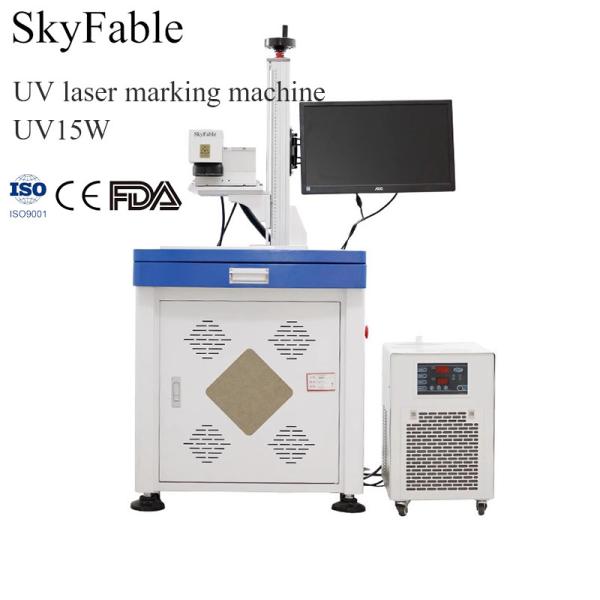 15W UV Laser Marking Machine PCB Plastic Headphones Crystal Laser Engraving