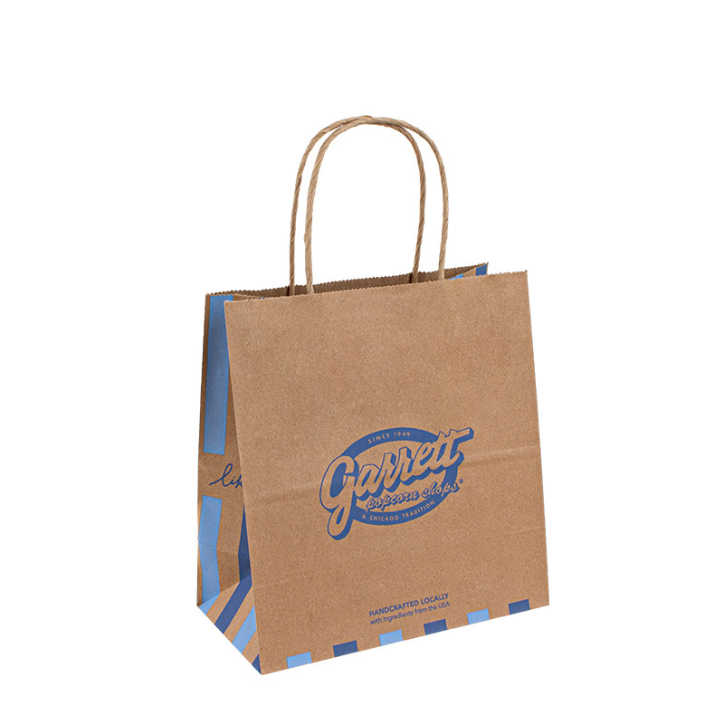 Uncoated Lining Paper Shopping Bags Customized Size CMYK / Pantone 8 Color Flexo Printing