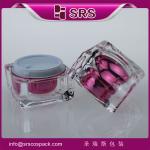 2015 new style product as cream jars,clear empty plastic cosmetic packaging