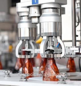 Quality AC380V Glass Bottle Capping Machine 6000BPH With Four Claws Structure wholesale