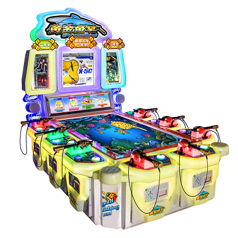 Kids Video Fish Table Game Machine For 8 Players 260*165*203cm