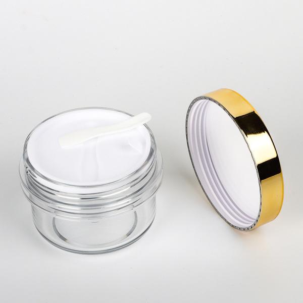 100ml 120ml 200ml gold lid body facial butter cream scrub container empty luxury