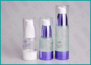 Quality Customized Airless Plastic Pump Bottles , 15ml 30ml 50ml Cosmetic Pump Dispenser Bottle wholesale