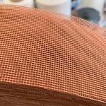Flame Resistant Industrial Mesh Fabric Silicone Coated Dipped Square Grid