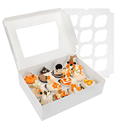 Customized Color 10x10x10 Square Cake Boxes for Packaging Desserts and Pastries