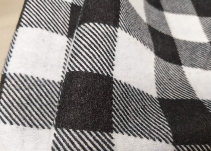 20*10 100% Cotton Grid Cotton Flannel Cloth baby blaket