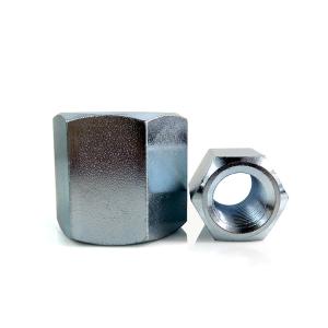 Quality 6334 Carbon Steel Long Hex Coupling Nuts Galvanized With Nickel Plated wholesale
