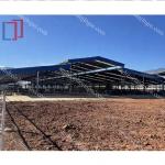 Prefab Steel Structure Warehouse , Metal Dairy Barn Building