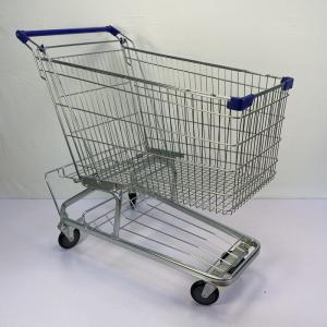 Quality 240L Convenience Store Grocery Carts Metal Durable German type Steel Shopping Cart wholesale