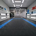 UV Resistant Waterproof Garage Floor Tiles 18mm Thickness Black