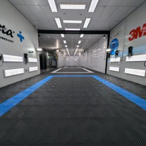 Quality Stain Resistant Epoxy Parking Garage Flooring Squares Eco Friendly wholesale