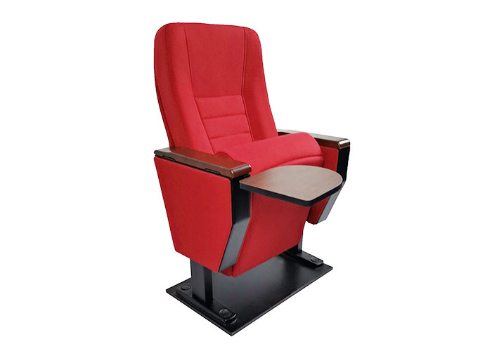 Fixed Seating Church Auditorium Conference Hall Chairs 100% Polyester Fabric