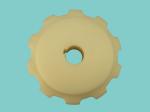 1701 PA6 materials flexible conveyor chain sprockets machined sprocket white