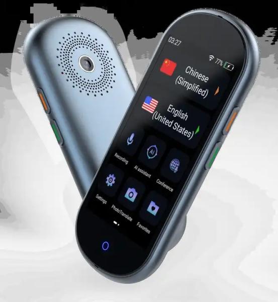 AI 4G Translator With Touch & Battery Support 108 Online Languages And 12