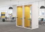 Laminated Glass Office Phone Booths Acoustic Sound Isolation Pod easy assemble