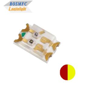 Quality Anti Static Bi Color 0805 SMD LED Chip 2012 deep Red 660nm &amp; Yellow Light wholesale