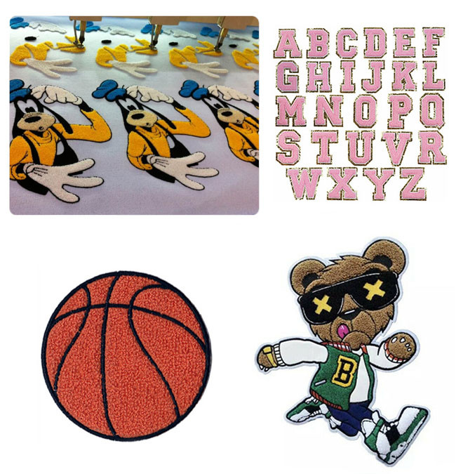 Ironing Glitter Cute Embroidered Patches For Kids Clothes Bags