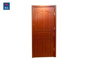 Quality Apartment Bathroom Soundproof Fireproof PVC Wood Door wholesale