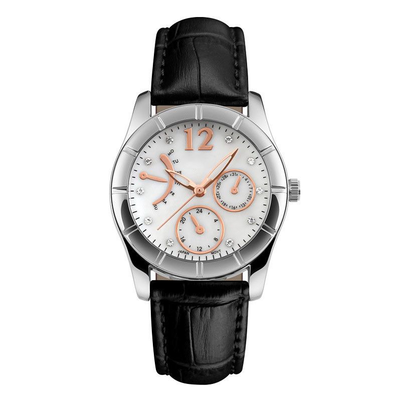 Customized Service Stainless Steel Quartz Wrist Watch Buckle Clasp Type Waterproof