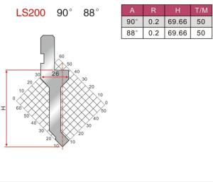 Quality LS200 Press Brake Tooling For Europe Bending Machine wholesale