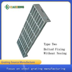 Quality Galvanized Steel Grating Treads 60mm Pitch Bearing Bars wholesale
