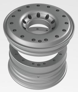 Quality Alloy 20x11 10x335 Military Forged Wheels Rim 2 Piece Specialty Vehicle Truck LAV wholesale