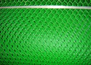 China 0.6cm Hole 5mm Green Plastic Mesh Netting Roll on sale
