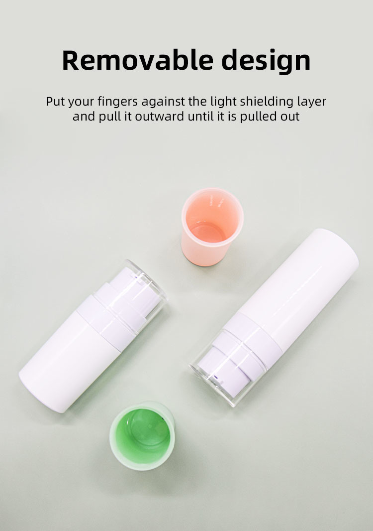 30ml/50ml Customized Color and logo PP Airless Bottle skin Care Packaging UKA50