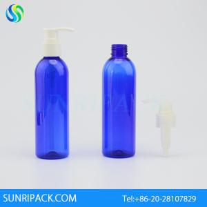 Quality 120ml blue plastic bottles, 4oz cosmo plastic bottles, 4oz blue PET Bottles wholesale