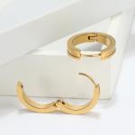 Large Hoop Earrings Designs Jewelry Stainless Steel Earrings 2018 Women