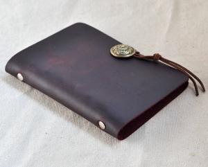 Quality 120 Pages Travel Journal Notebook / Sketchbook Mini Size With Pu Buckles wholesale