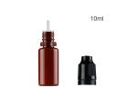 Brown Pet Essential Oil Bottle 10ml Black Cap Clear Nesse No Leaking Portable