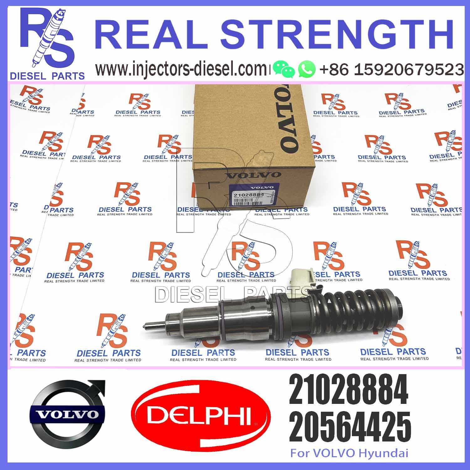 21028884 7421028884 7485003043 85003043 BEBE4D20001 Fuel Injector for V-O-L-V / Renault Truck