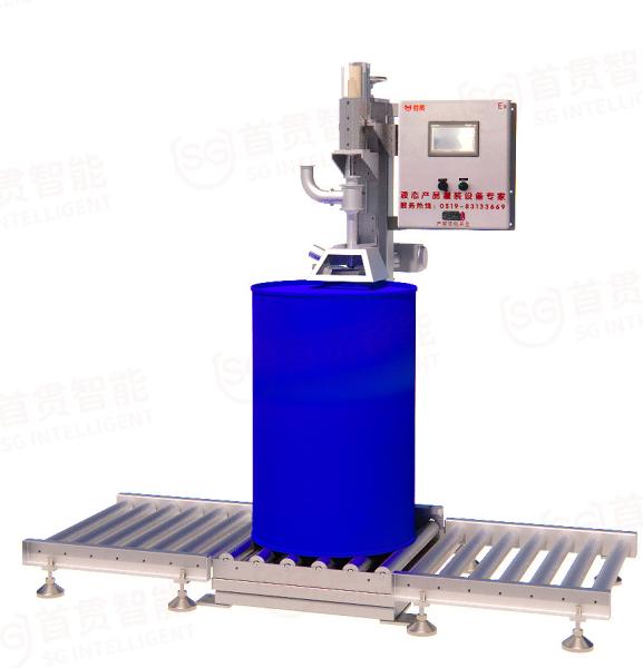 200L Double Head Essential Oil Paint Chemical Liquid Filling Machine Semi