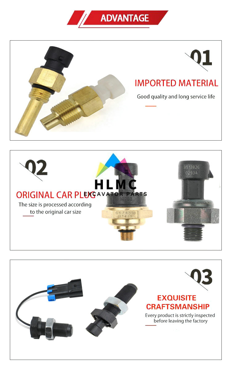 6674316 Bob Skid Steer Loader Replacement Part Oil Pressure Sensor Switch