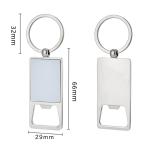 Sublimation Bottle Opener Keychain Custom Sublimation Blanks Keyring Bottle
