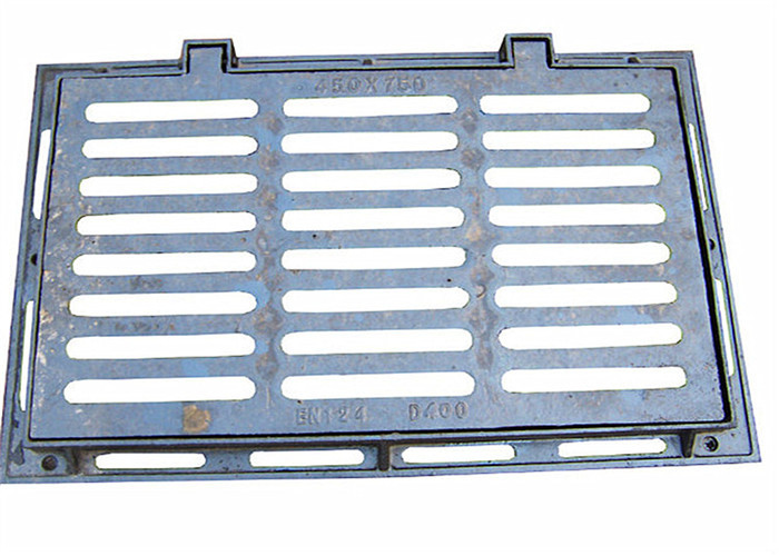 Gray Nodular Rectangular Gully Grid Cast Iron Water Drainage Grid Grate