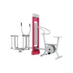 Outdoor LLDPE Plastic Gym Fitness Equipment Anti Static For Exercise Yourself