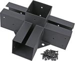 Wood Support Metal Steel 4*4 6*6 Pergola Kits for Outdoors Patio Design by