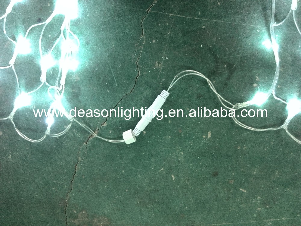 led blanco cálido navidad luces netas(warm white led christmas light net)