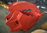 Excavator Grapple Hydraulic Bucket Thumb Grapple With Grating Bucket