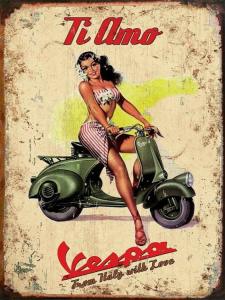 Quality Professional Custom Printed Metal Plaque Signs , Vintage Retro Tin Sign wholesale