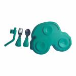 Baby Feeding Silicone Spoon Set Customized Car Shape Bpa Free