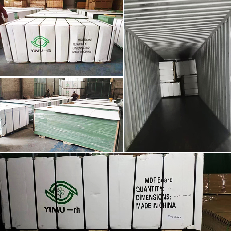 High Grade E0 E1 Mdf Plain Board 2100x2800mm Decorative Mdf Board