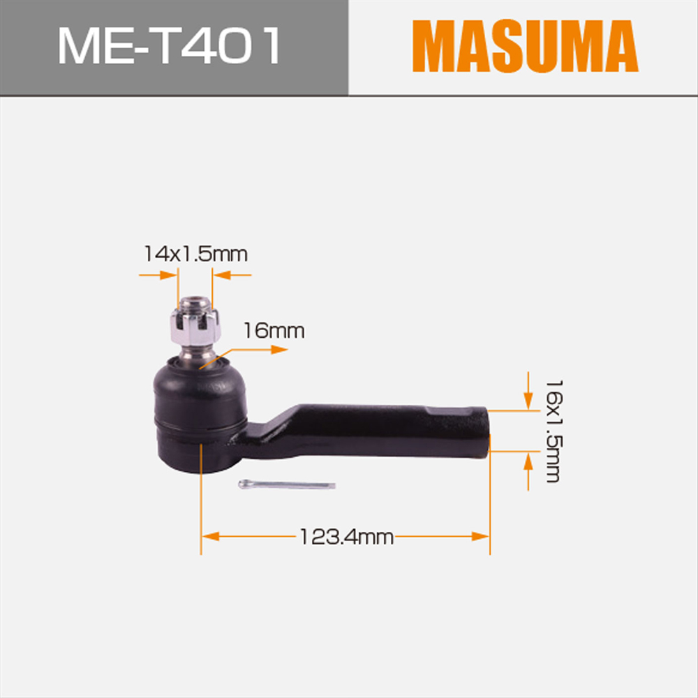 ME-T401 MASUMA Car Accessories Tie Rod End 45046-69245 for LEXUS GX460 OE NO. 45046-69245