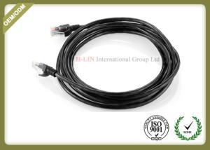 Quality Outdoor Cat5e Network Patch Cord Twisted 8 Core Single Stranding Yellow Jacket wholesale