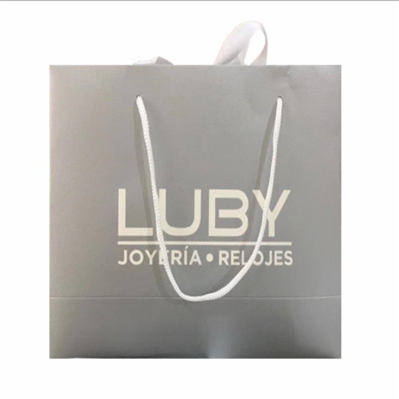 Hot Stamping Custom Luxury Gift Bags Recyclable Kraft Shopping Bags With Handles